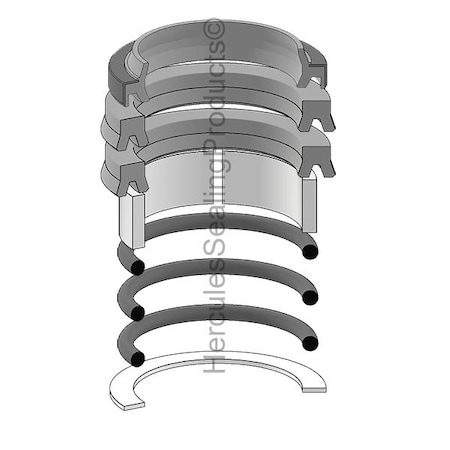 Toyota -After Market Parts Hydraulic Cylinder Repair Kit- 35mmLIFT TRUCK KITS 04653-10170-71